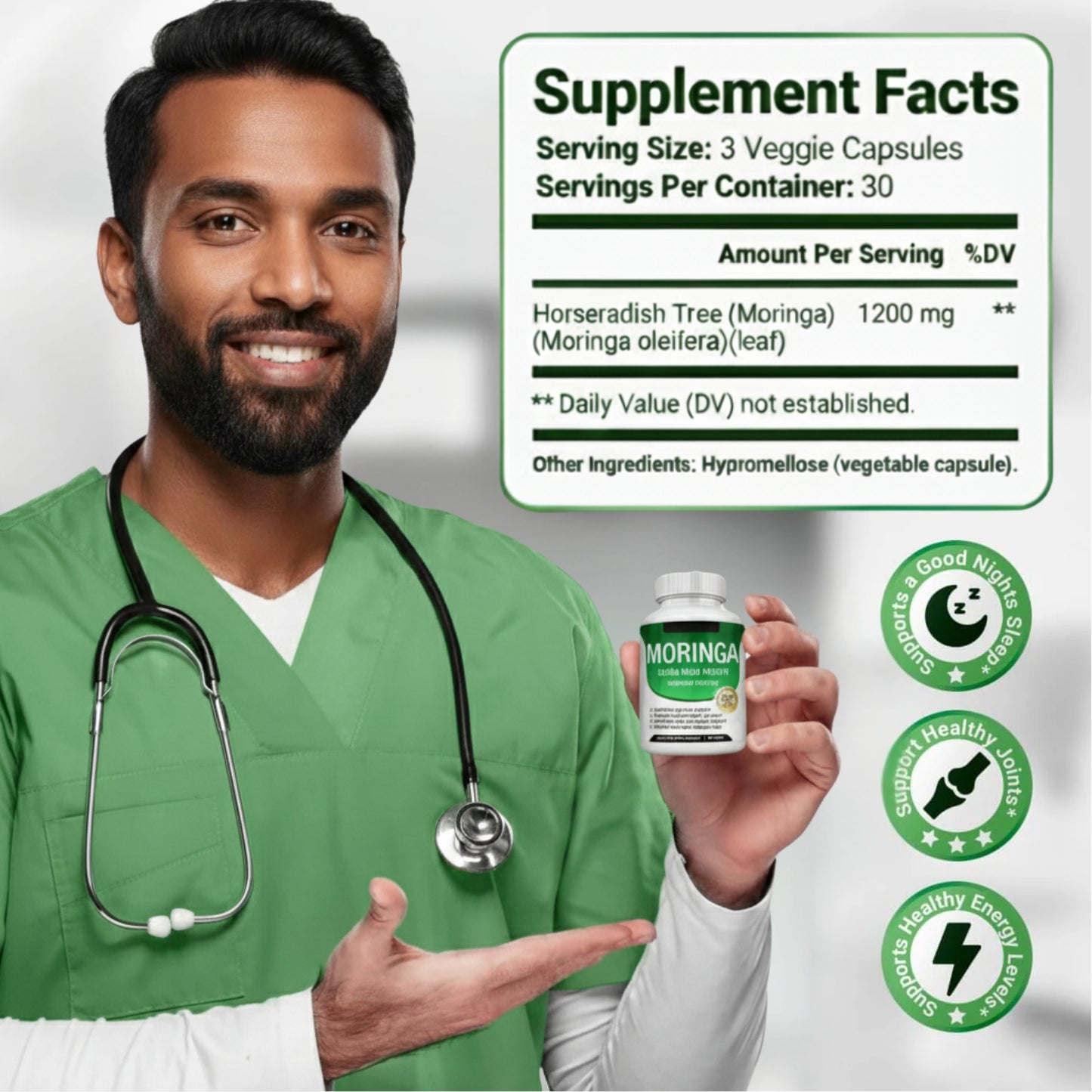 Rooted Life Moringa – Naturally Lowers Cortisol To Help Restore Balance Inside and Out