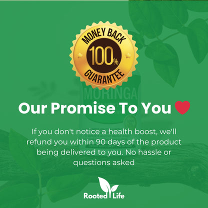 Rooted Life Moringa – Naturally Lowers Cortisol To Help Restore Balance Inside and Out