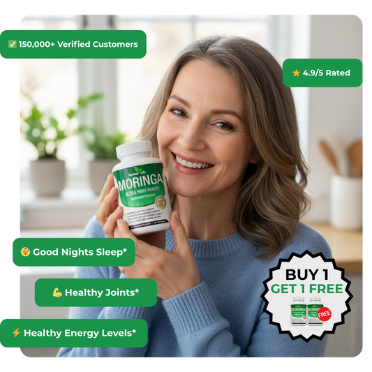 Rooted Life Moringa – 92 Essential Nutrients to Balance Cortisol and Reclaim Your Energy and Mobility