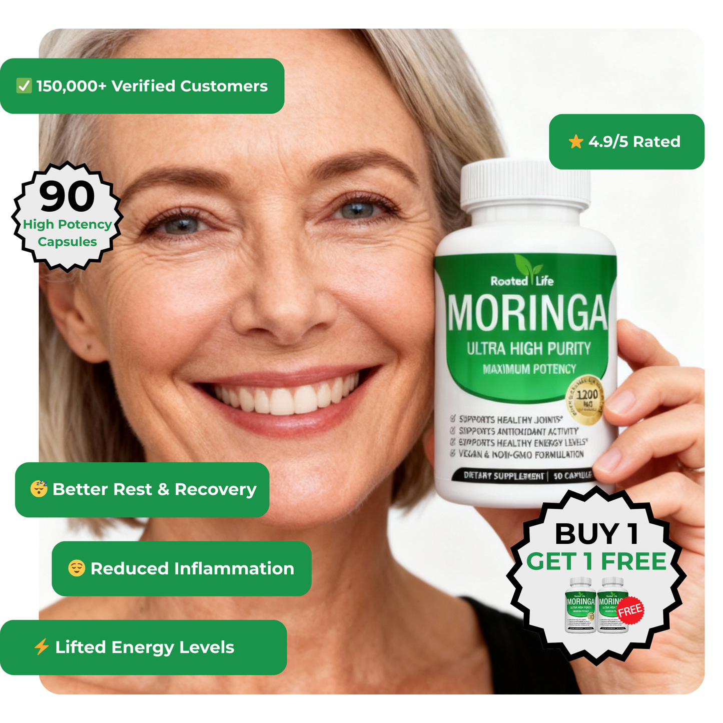 Rooted Life Moringa — Natural Inflammation Relief